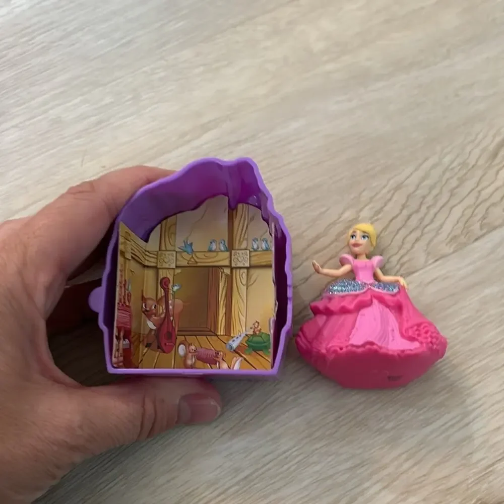 Disney princess bundle of small 3” and smaller Belle sleeping beauty Aurora